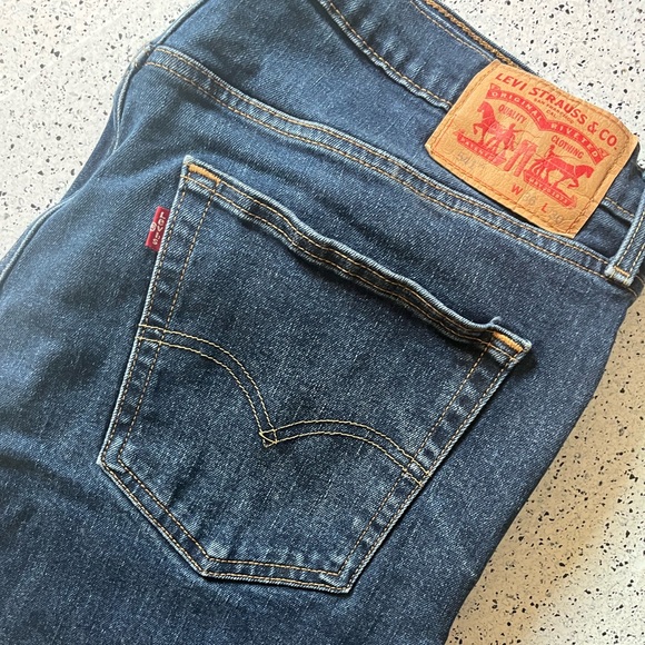 *USED* mens 541 Levi jeans W36 L30 - Picture 4 of 5